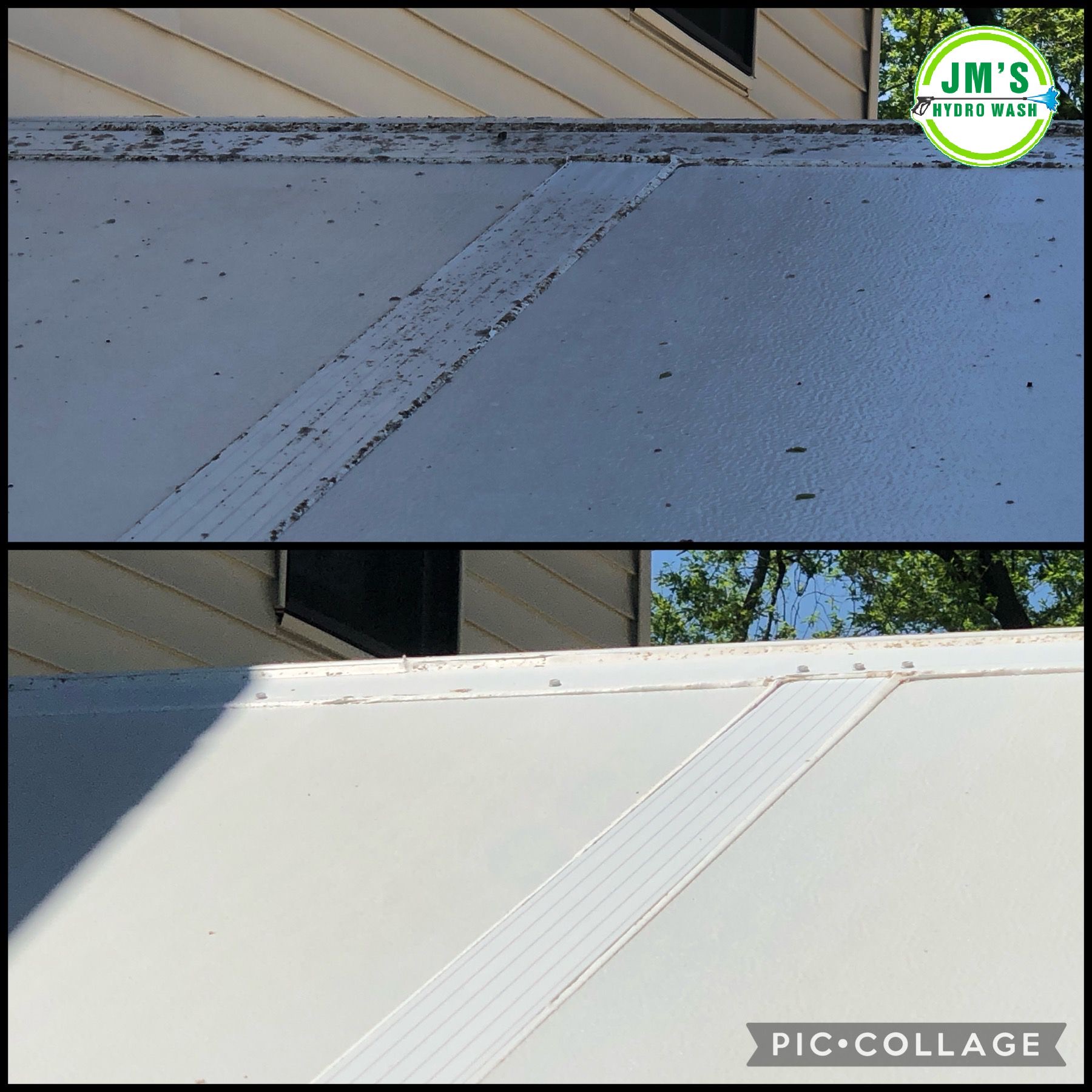 House, Detached Shop, and 3 Seasons Porch Roof Washing in Elk River, MN