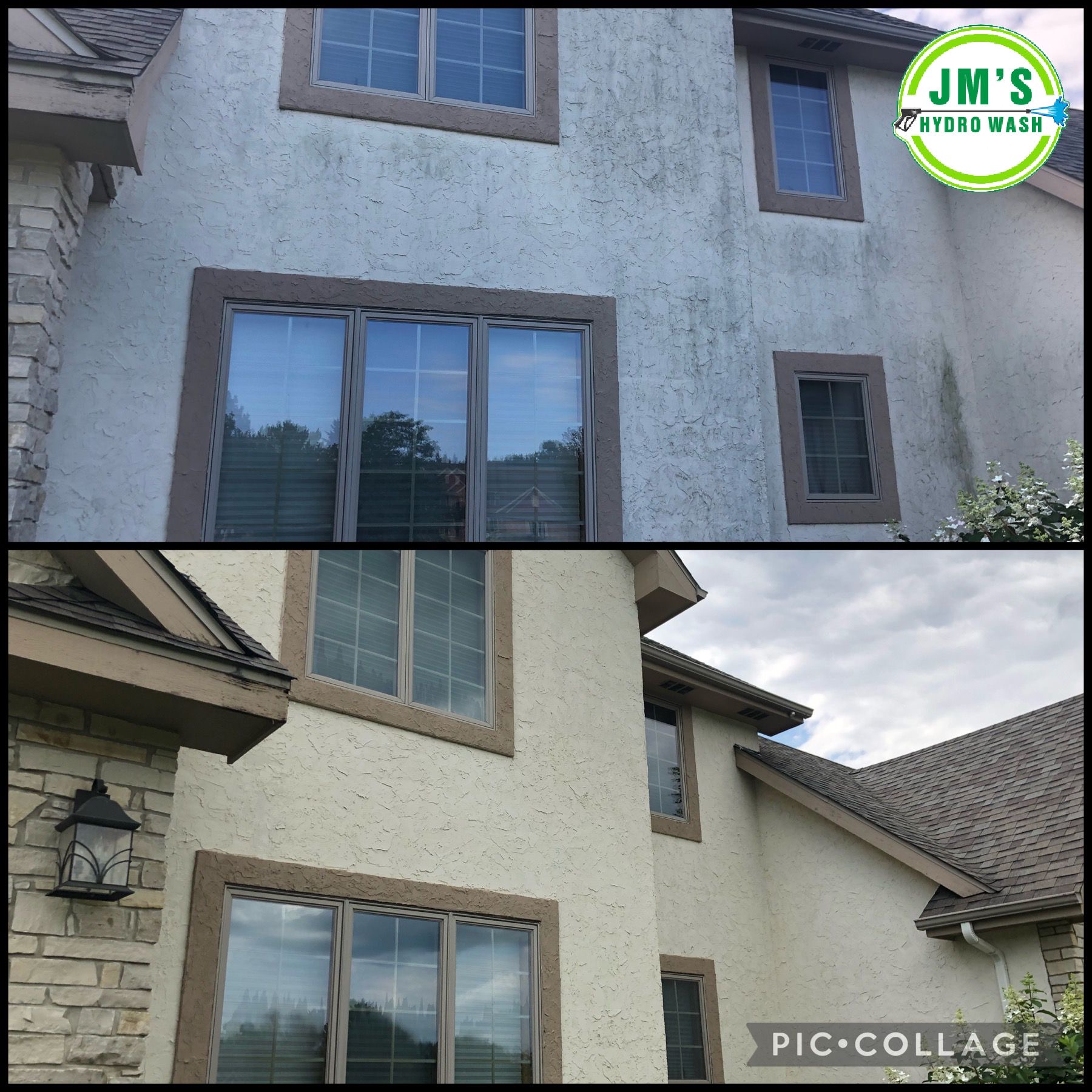 Stucco house washing